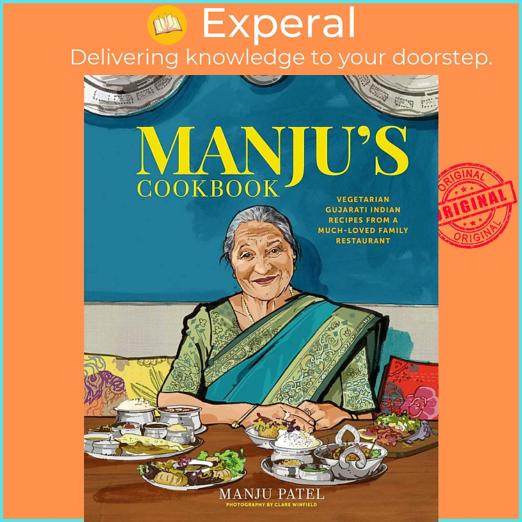 Sách - Manju's Cookbook - Vegetarian Gujarati Indian recipes from a much-loved fa by Manju Patel (US edition, hardcover)