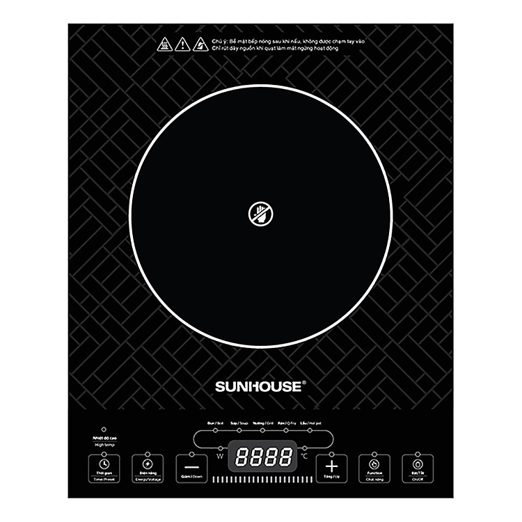 Bếp Hồng Ngoại Cảm Ứng Sunhouse SHD 6011 (2000W) - Hàng chính hãng