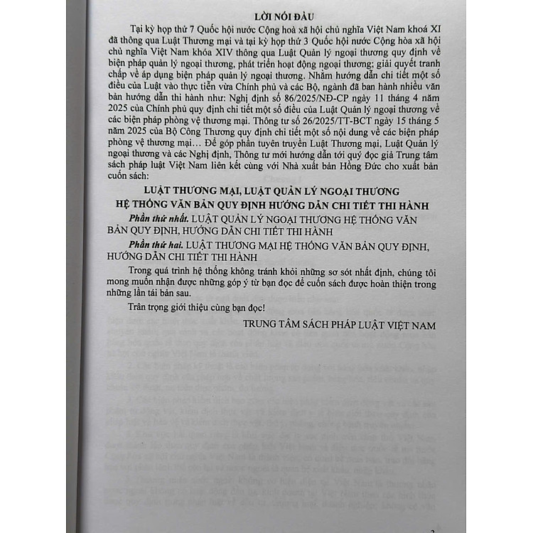 Luật Thương Mại, Luật Quản Lý Ngoại Thương – Hệ Thống Văn Bản Quy Định Hướng Dẫn Chi Tiết Thi Hành - Ảnh 3