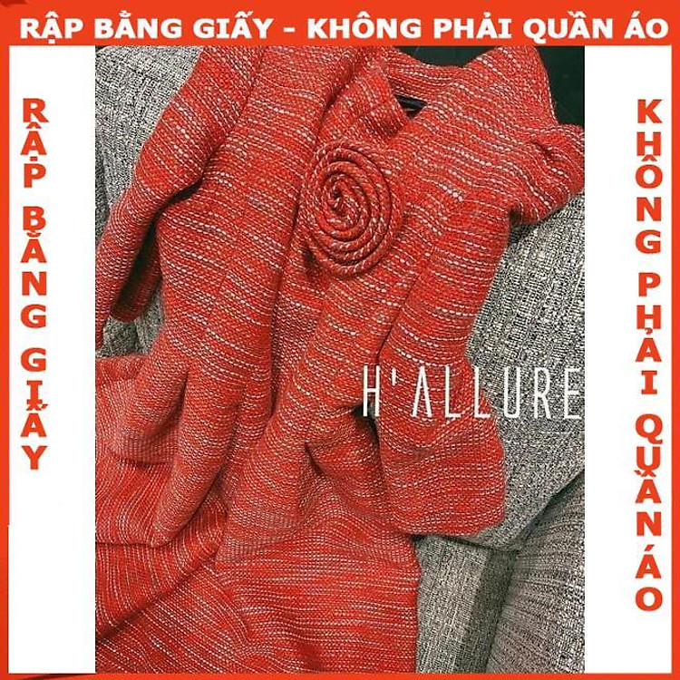 Rập giấy đầm xếp ly tay lửng mã 1272 (BẢN VẼ) - XL - Ảnh 4