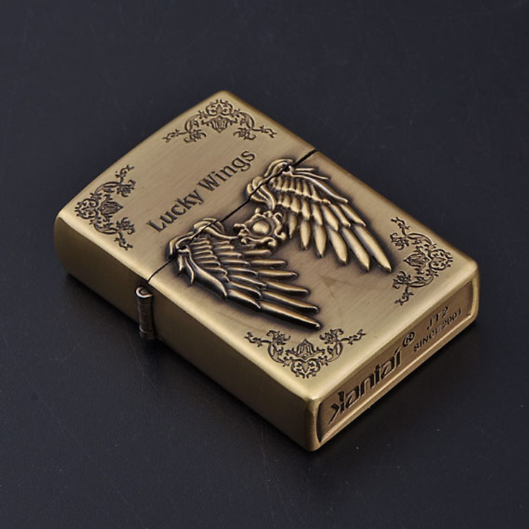 Bật lửa xăng Lucky Wing - Đôi cánh nữ thần