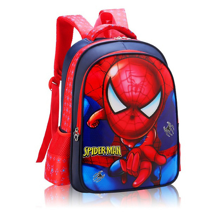 Ba lô mẫu giáo, học sinh cấp 1 siêu nhẹ, chống thấm nước - Người nhện