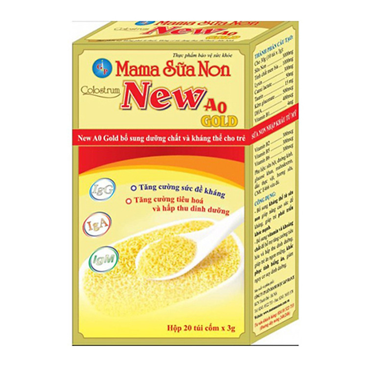 MAMA SỮA NON NEW A0 GOLD dinh dưỡng dành cho các bé