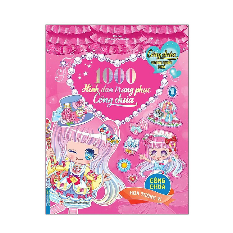 1000 Hình Dán Trang Phục Công Chúa – Công Chúa Hoa Tường Vi