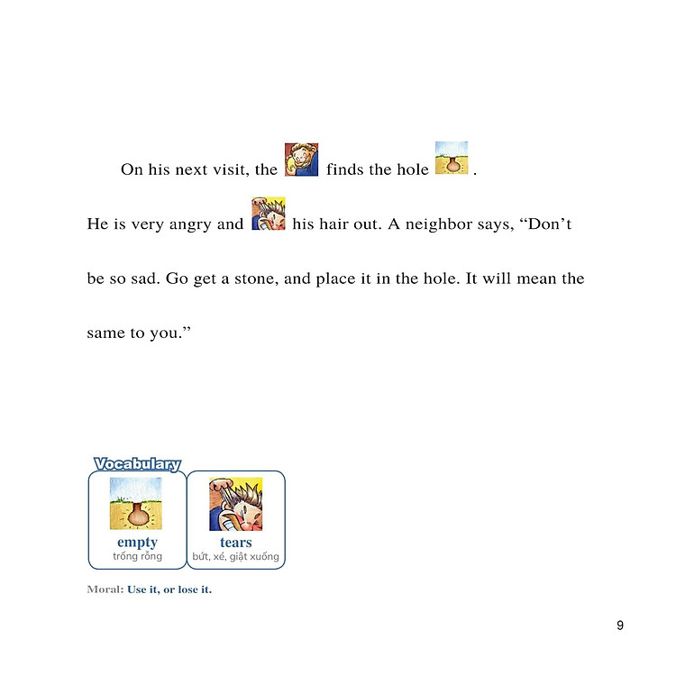 Learn English With Fables 5 - Học Tiếng Anh Qua Truyện Ngụ Ngôn - Tập 5: The Miser And His Gold - Gã Hà Tiện Và Thỏi Vàng - Ảnh 2