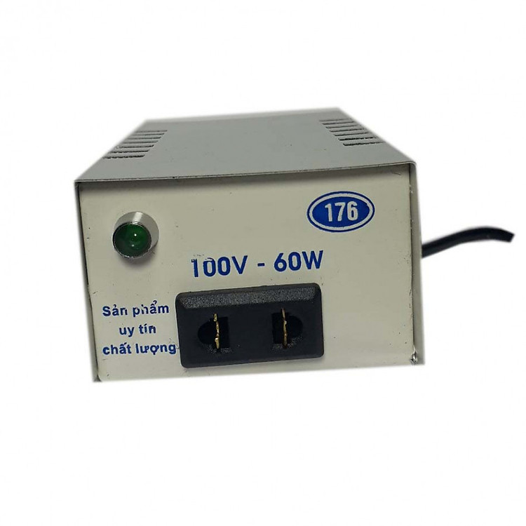 Biến thế đổi điện 220V - 100V công suất 60W, lõi đồng