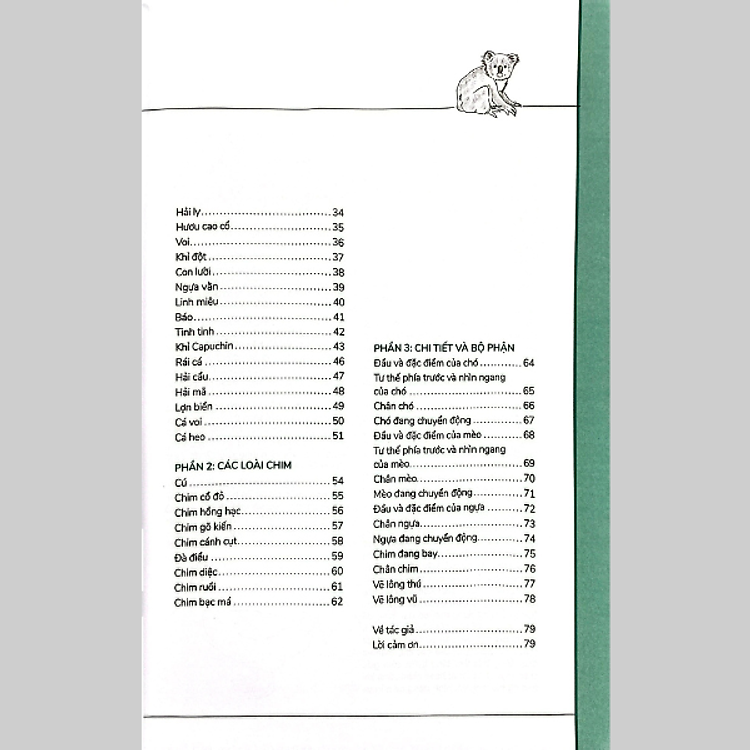 Hướng Dẫn Vẽ 100 Loài Động Vật Hoang Dã - Ảnh 4