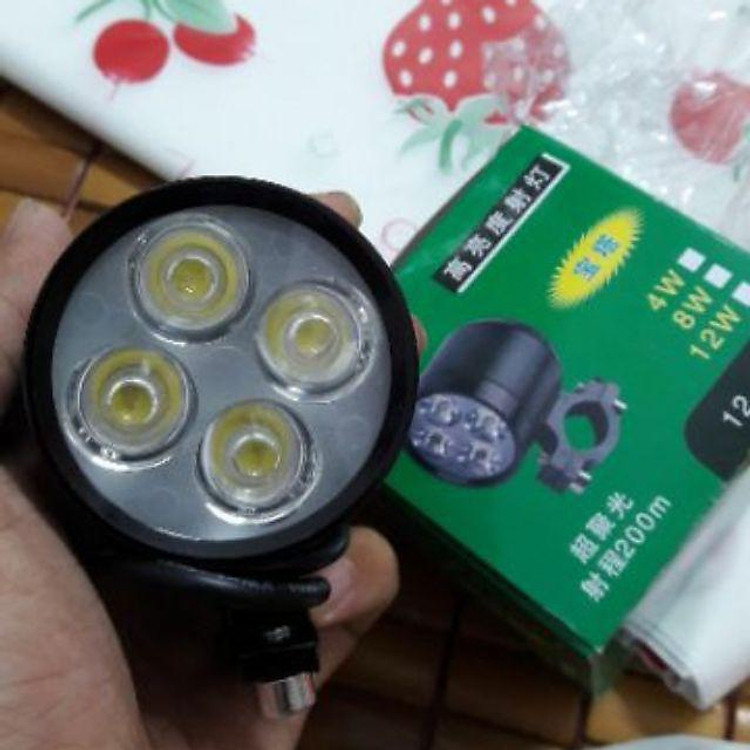 Đèn Trợ Sáng Xe Máy Có 4 Bóng Led L4 ️