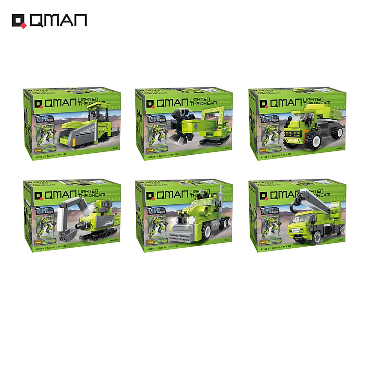 Đồ Chơi Xếp Hình Qman 41110 - Robot Chính hãng Giá tốt - Hình ảnh 5