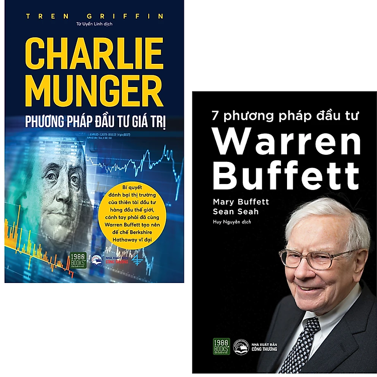 Combo 2Q Sách bài Học Kinh Doanh : 7 Phương Pháp Đầu Tư Warren Buffet + Charlie Munger - Phương Pháp Đầu Tư Giá Trị