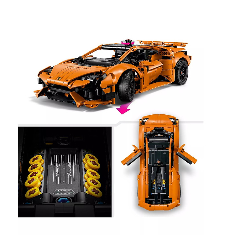 Mua LEGO TECHNIC 42196 Xe Lamborghini Huracán Chính hãng Tiết kiệm - Hình ảnh 3