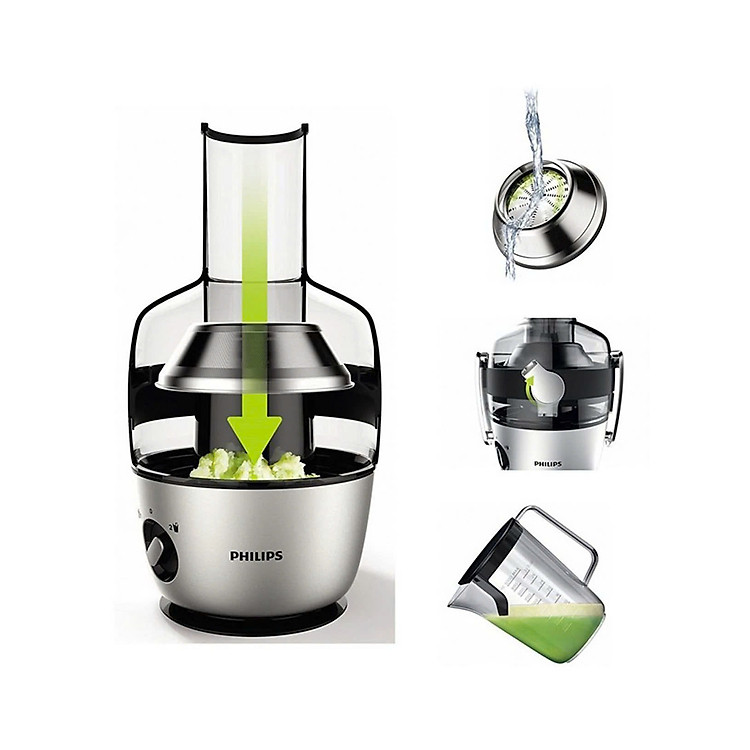 Máy ép trái cây Philips HR1922 Hàng chính hãng