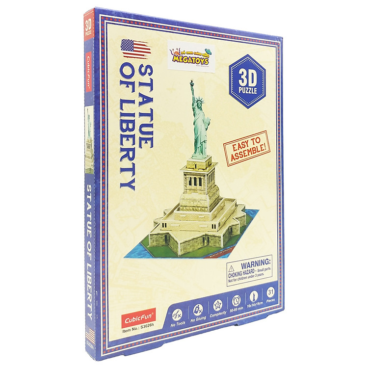 Mô Hình Giấy 3D Nữ Thần Tự Do Chính hãng Ưu đãi - Hình ảnh 3