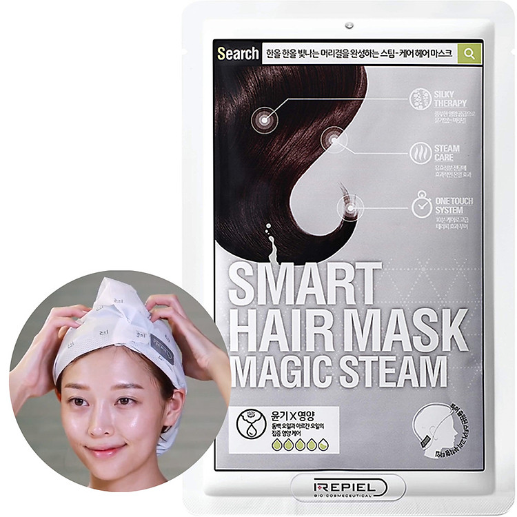 Mặt Nạ Repiel Hấp Ủ Tóc Giàu Vitamin E Nuôi Dưỡng Tóc Toàn Diện Smart Hair