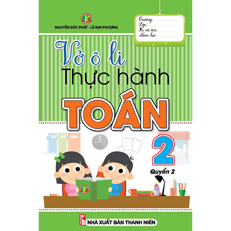 Vở Ô Li Thực Hành Toán 2 - Quyển 2