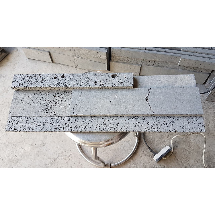 Đá ong xám ốp tường 3D