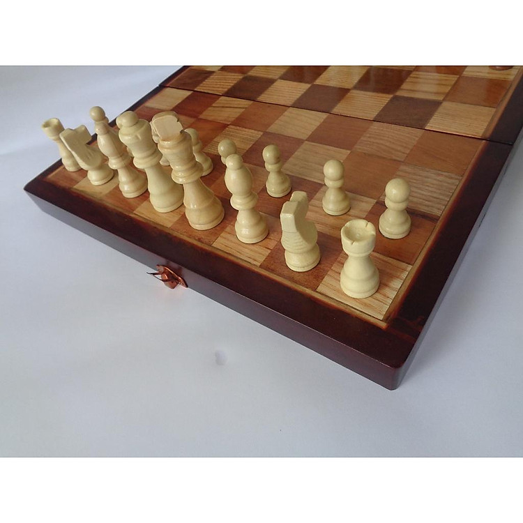 Bộ cờ vua gỗ tự nhiên cao cấp Chính hãng Giá rẻ - Hình ảnh 4