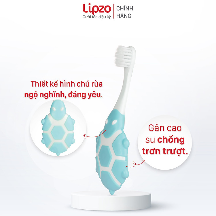 Mua Bàn Chải Đánh Răng Lipzo Kids Step 1 Chính hãng Giá tốt - Hình ảnh 3