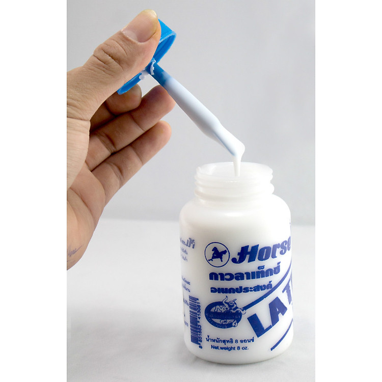 Hồ dán Horse H-08 Latex 8oz - Ảnh 2