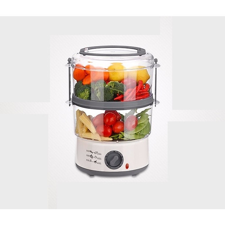Nồi Hấp Điện 2 tầng hàng chính hãng Sinbo SFS 5708 (Trắng)