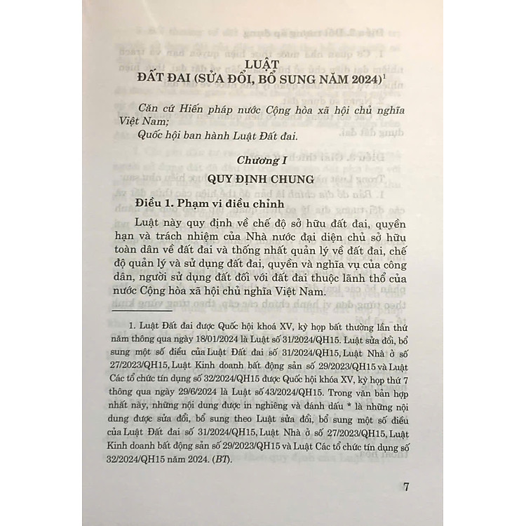 Luật Đất Đai, Luật Nhà Ở, Luật Kinh Doanh Bất Động Sản (sửa đổi, bổ sung năm 2024, hiệu lực 1.8.2024) - Ảnh 5