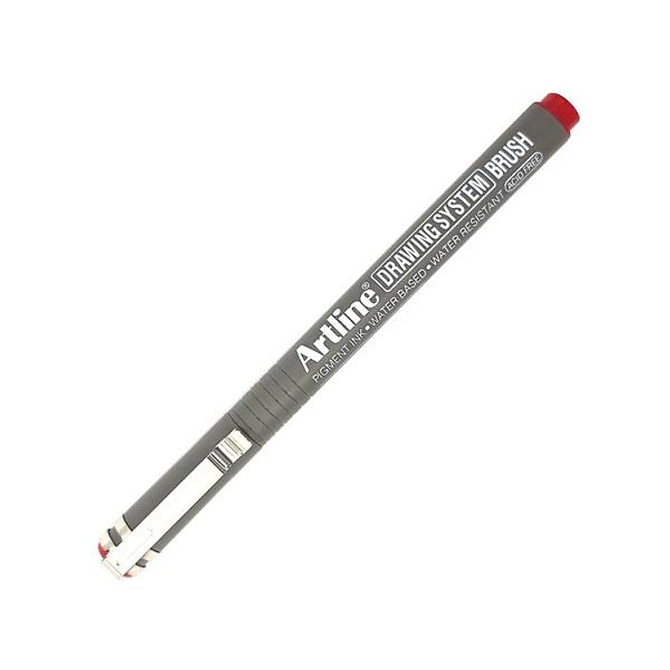 Bút Vẽ Kĩ Thuật Brush Artline EK-23FN – Màu Đỏ