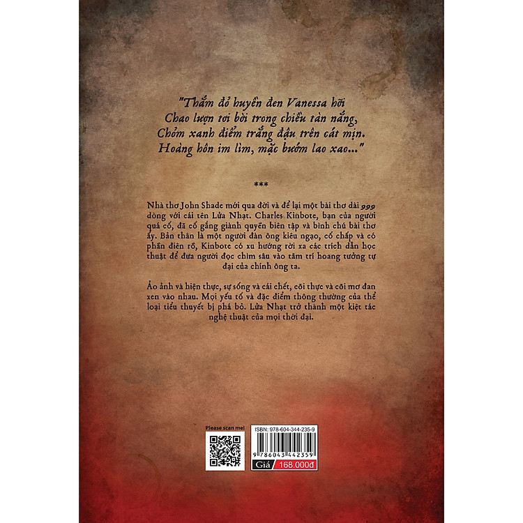 Lửa Nhạt - Vladimir Nabokov - Ảnh 2