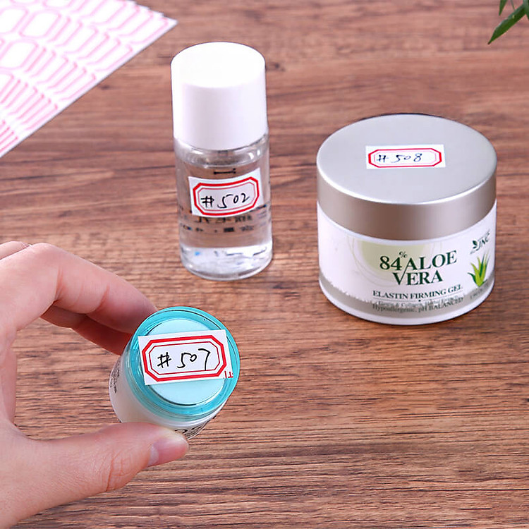 Tem Ghi Tên Sản Phẩm (10 tờ) - 120 Tem Đỏ - Ảnh 7