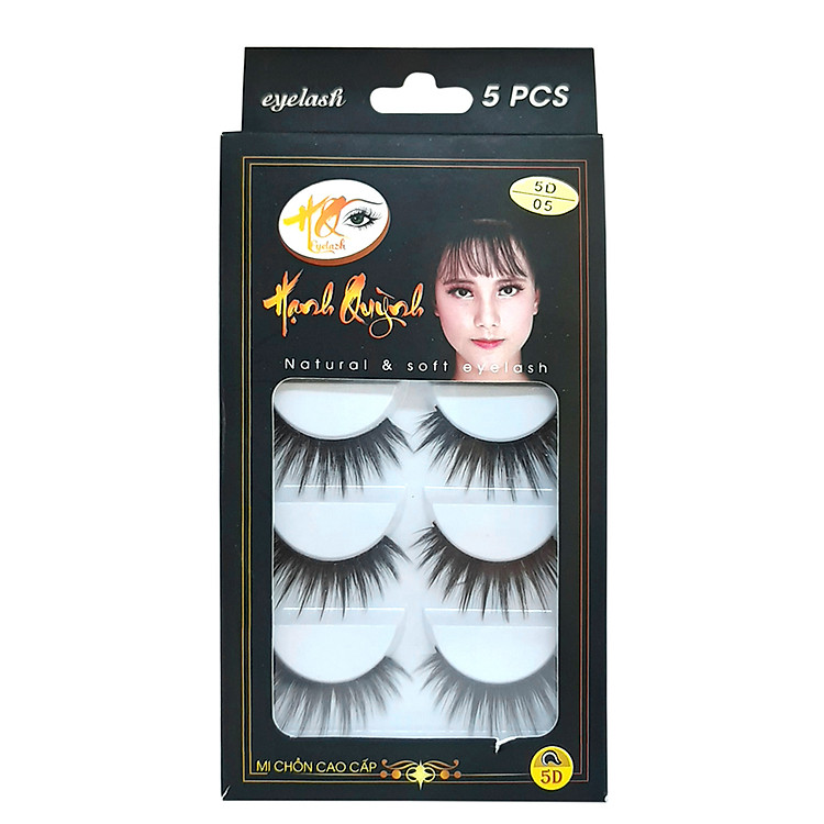 5 cặp lông mi giả dày và dài Natural & Soft Eyelash (số 05)