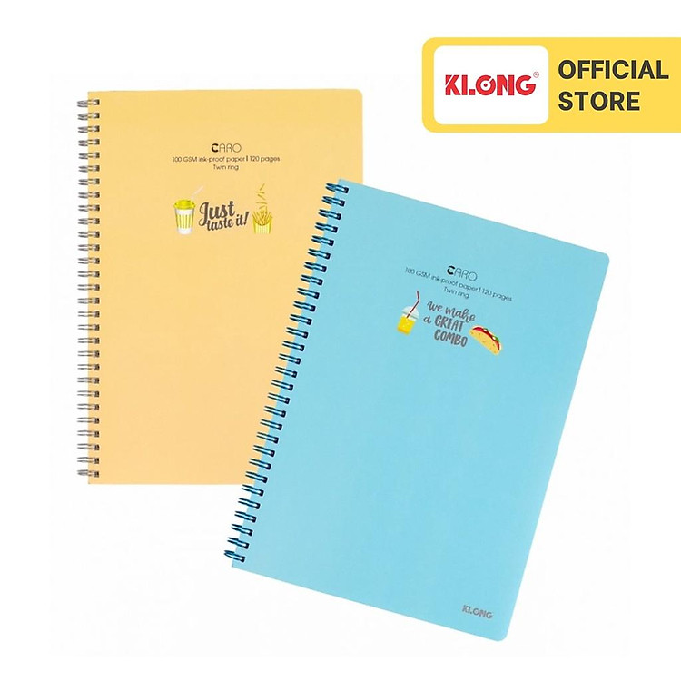 Vở Caro Lò Xo KLONG B5 (120 trang)