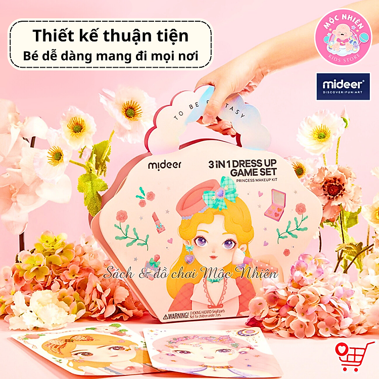 Bộ trang điểm Mideer 3 trong 1 cho bé Chính hãng Tiết kiệm - Hình ảnh 4