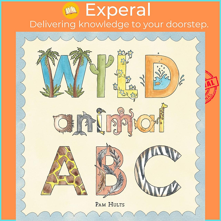 Sách - Wild Animal ABC by P. J. Rankin Hults (UK edition, Hardcover Picture Book)