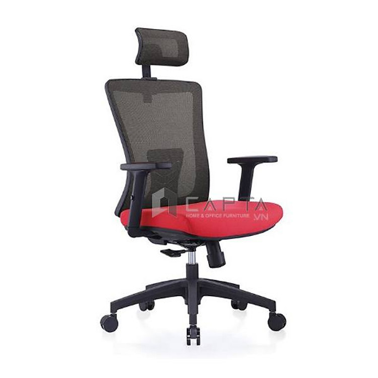 Ghế làm việc chân xoay lưng lưới có tựa đầu dành cho Trưởng phòng CM4233-M Nội thất Capta