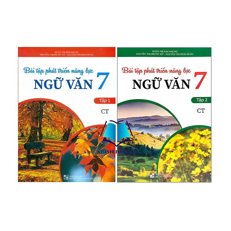 Sách - Combo Bài tập phát triển năng lực Ngữ văn 7 - Tập 1 + 2 ( CT )