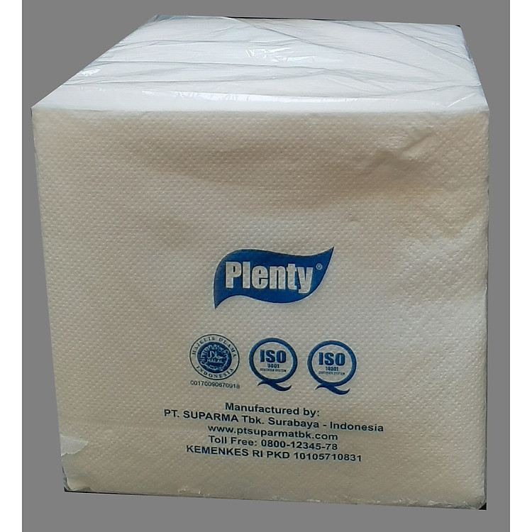 Khăn Giấy Ăn PLENTY 2 Lớp 100 Tờ/gói