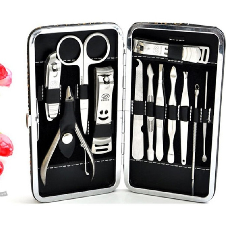 Bộ dụng cụ làm móng 12 món đa năng tiện lợi