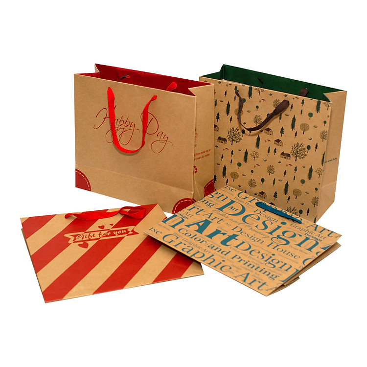 Túi Kraft Ngang Lớn KN010 (30 x 27 x 12 cm)