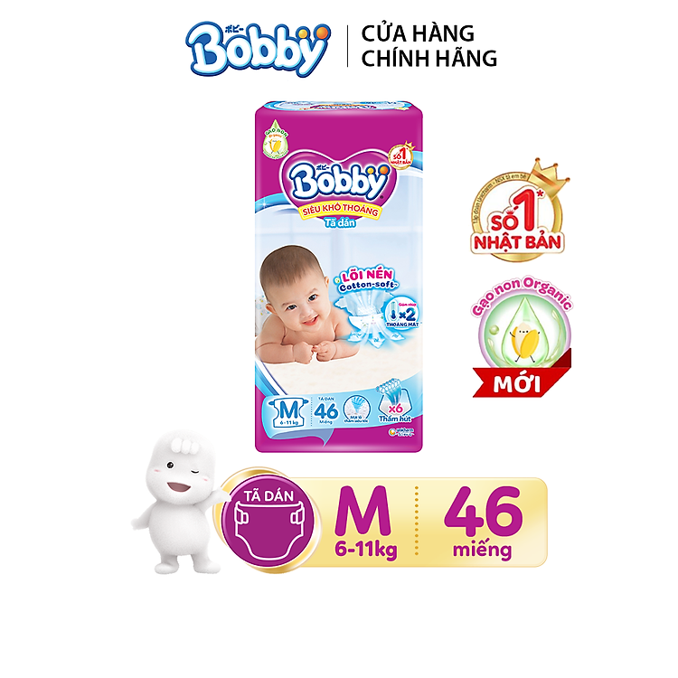 Chọn mua tại Shopee: Tã dán Bobby Fresh M48 - Siêu thấm mua giá tốt nhất tại Shop Mall