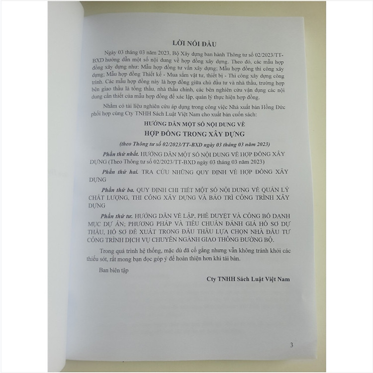 Hướng Dẫn Một Số Nội Dung về Hợp Đồng Trong Xây Dựng (theo Thông tư số 02/2023/TT-BXD) - Ảnh 2