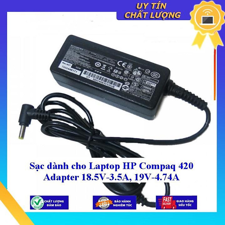 Sạc dùng cho Laptop HP Compaq 420 Adapter 18.5V-3.5A 19V-4.74A - Hàng Nhập Khẩu New Seal