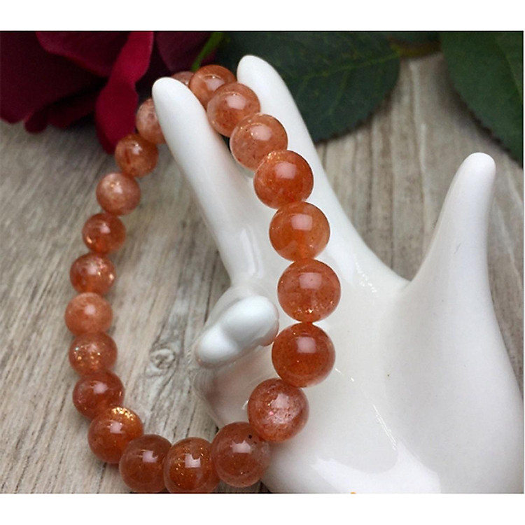 Vòng tay phong thủy đá mặt trời 10li