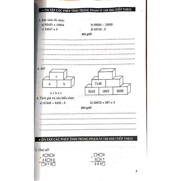 Vở Bài Tập Nâng Cao Toán Lớp 4 (Bám Sát SGK Kết Nối Tri Thức Với Cuộc Sống) - Ảnh 5