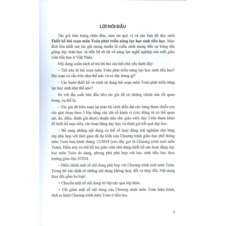 Thiết Kế Bài Soạn Môn Toán Phát Triển Năng Lực Học Sinh Tiểu Học - Ảnh 4