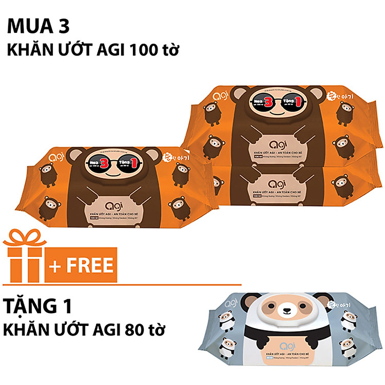 Combo Khăn Ướt Agi Siêu Rẻ Giá tốt - Hình ảnh 3