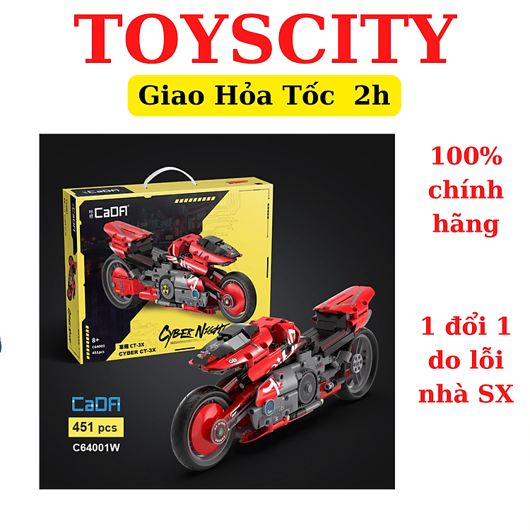 Mua Đồ Chơi Lắp Ráp Xe Mô Tô CADA C64001W Chính hãng Giá rẻ