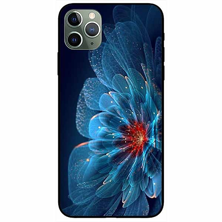 Ốp lưng dành cho Iphone 11 Pro mẫu Mẫu Đơn Xanh Đỏ