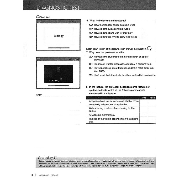 TOEFL iBT Listening (A1) - Ảnh 8