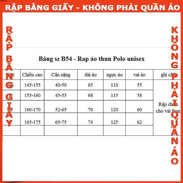 Rập giấy áo polo unisex B54 (BẢN VẼ) - Ảnh 7