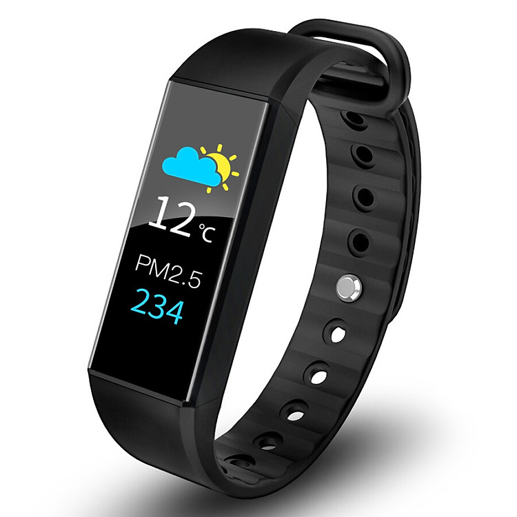 Vòng đeo tay thông minh màn hình cảm ứng lớn chống nước giúp kiểm tra nhịp tim và giấc ngủ, nhắc thông tin và cuộc gọi KiFit1