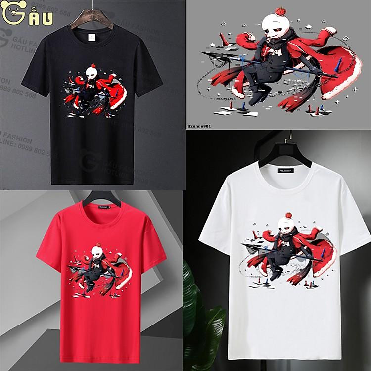 Áo Thun Game Undertale Sans Ink (Có Size Trẻ Em)